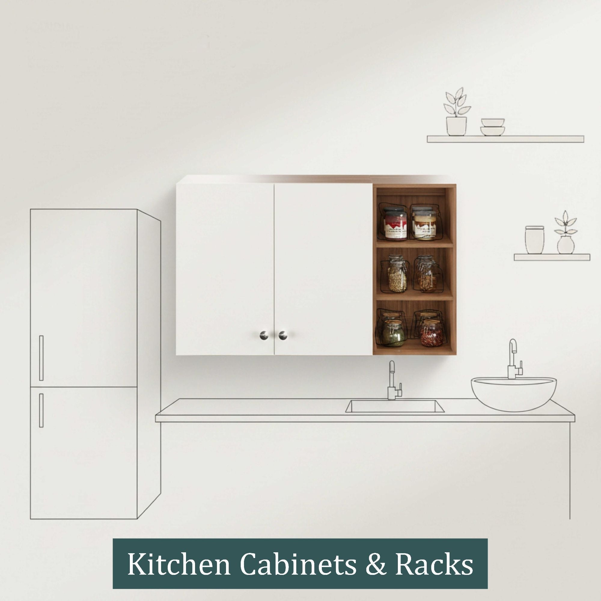 Kitchen Rack, Shelf – Furneaser