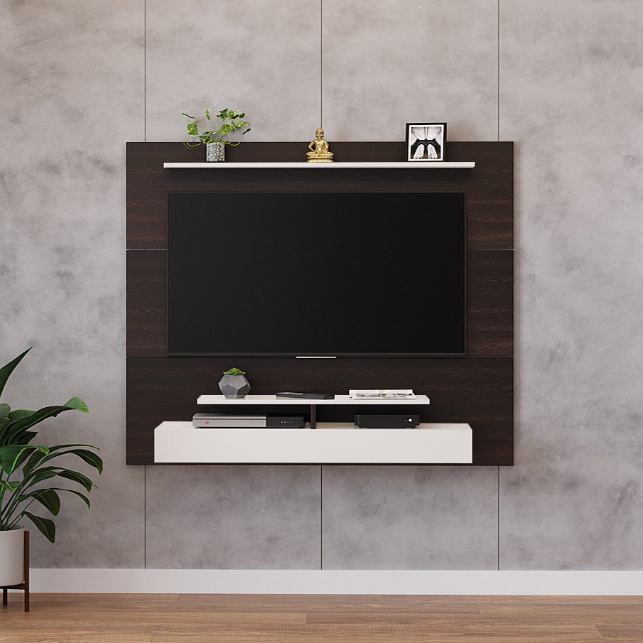 Woodwider Reagon Engineering Wood Wall Mount TV Entertainment Unit Set ...