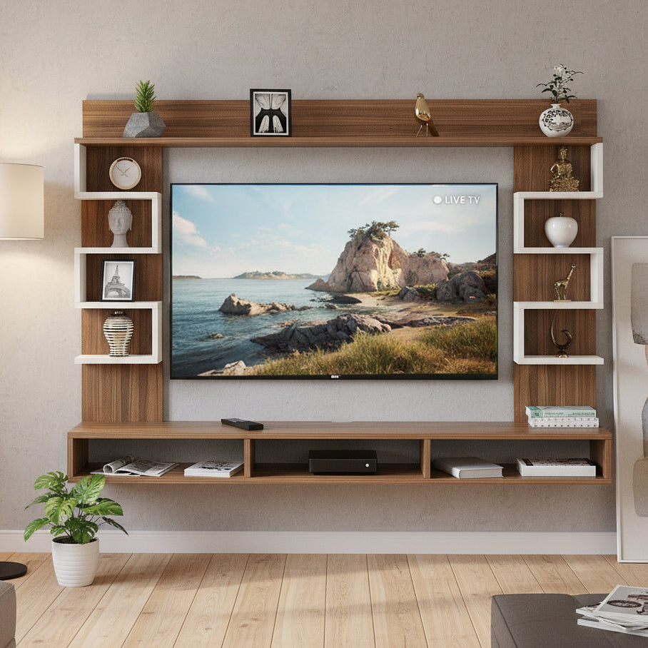 Wall Mounted TV Unit 43 Inch | Modern TV Panel – Furneaser Cabiar
