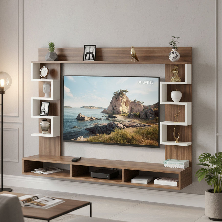 Wall Mounted TV Unit 43 Inch | Modern TV Panel – Furneaser Cabiar