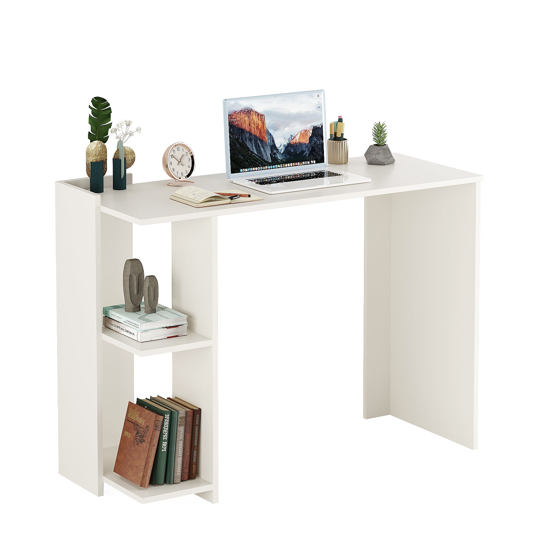 Lumia Study Table, Computer Desk, WFH Office Table with Storage
