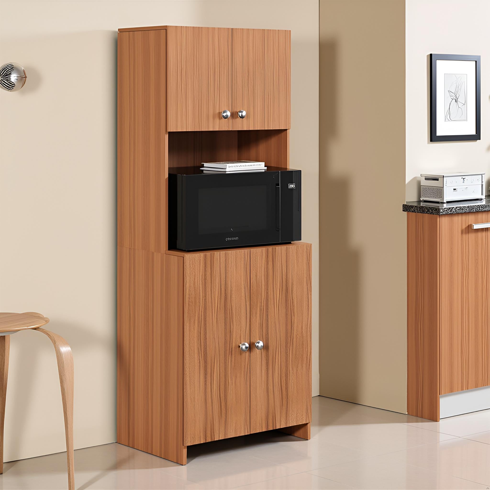 Compact Space Saving Unit for Kitchen & Dining ( Exotic teak)