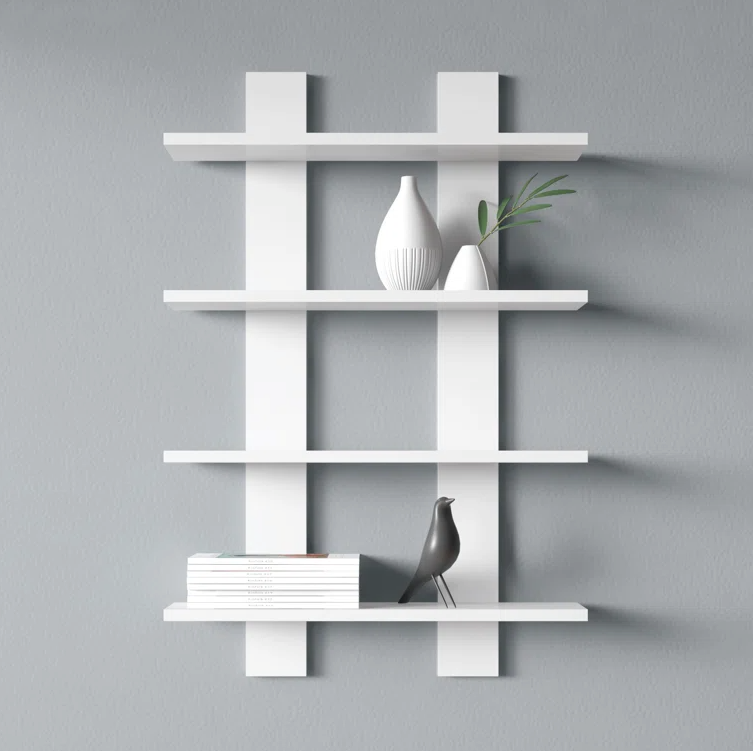 Anesha Multipurpose Wall Shelf Display Rack
