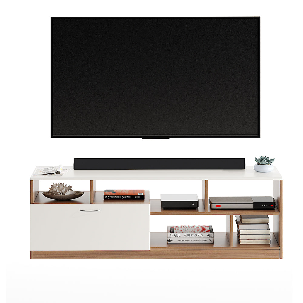 Dubbliss Tv Entertainment Unit, Cabinet, Showcase, Stand For 55 Inch TV