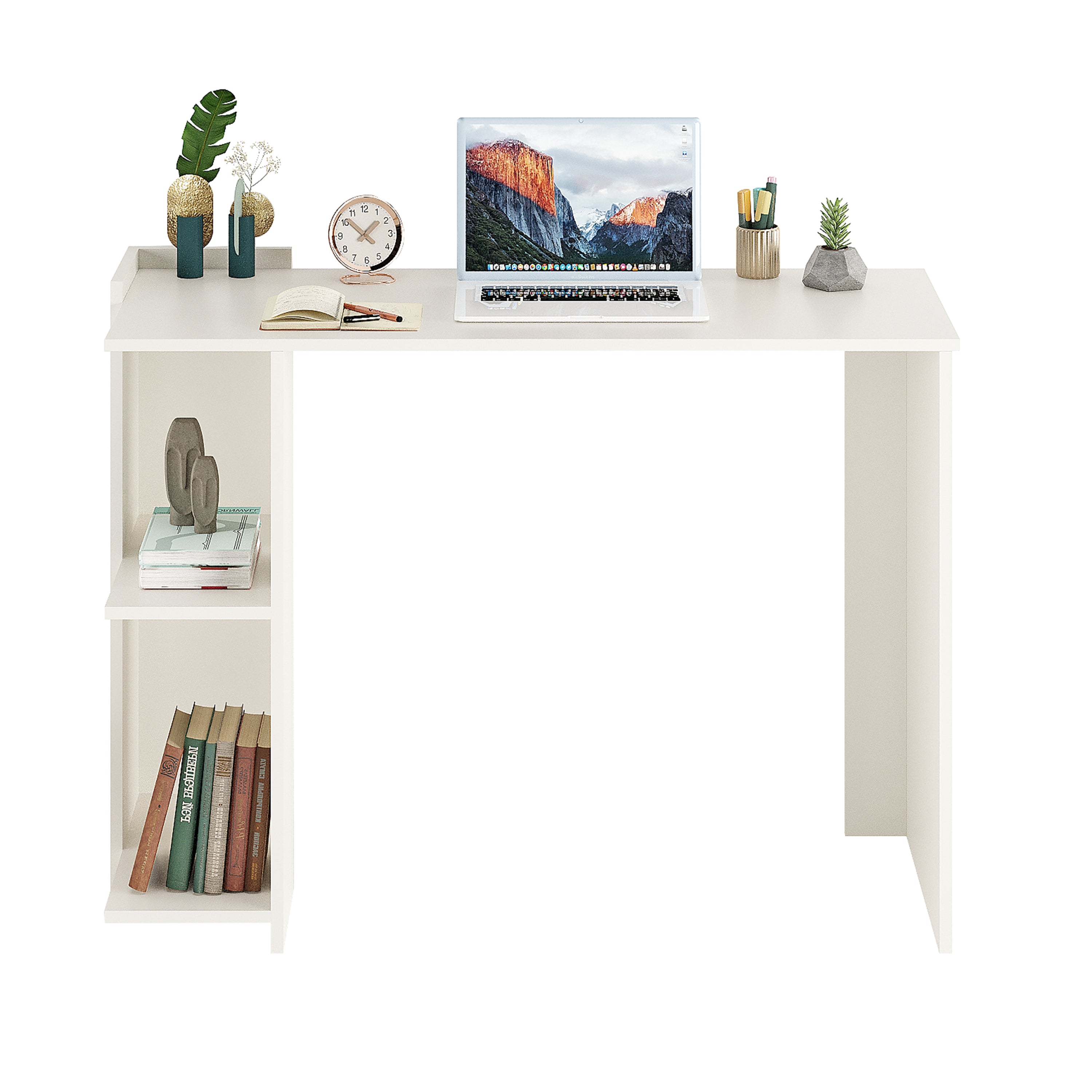 Lumia Study Table, Computer Desk, WFH Office Table with Storage