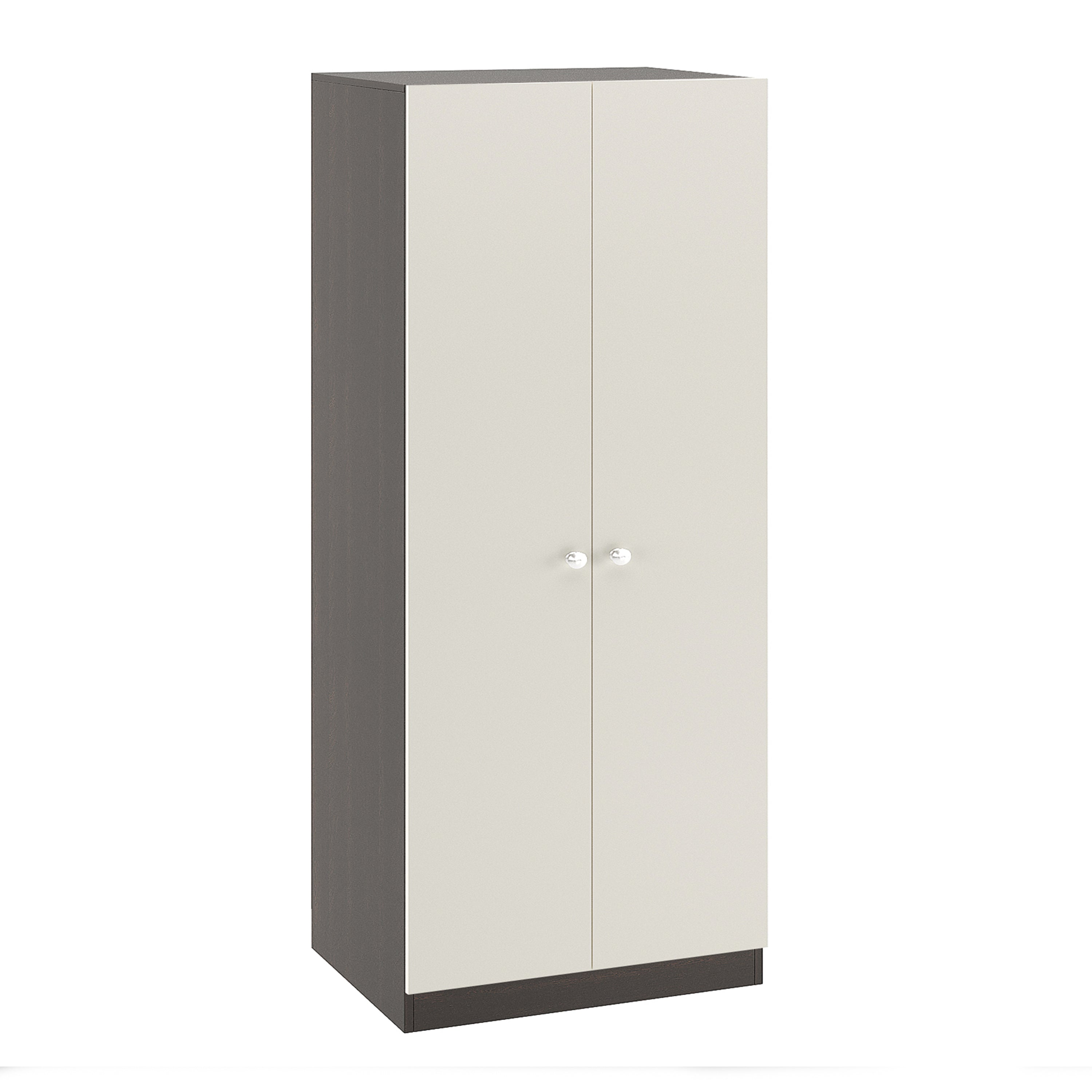 Fanciable 2 Door Wardrobe Almirah with Door for Clothes, Cabinet Closet Organizer, Cupboard for Bedroom Living Room