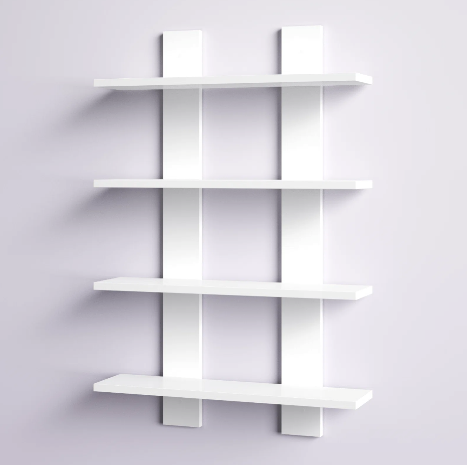 Anesha Multipurpose Wall Shelf Display Rack