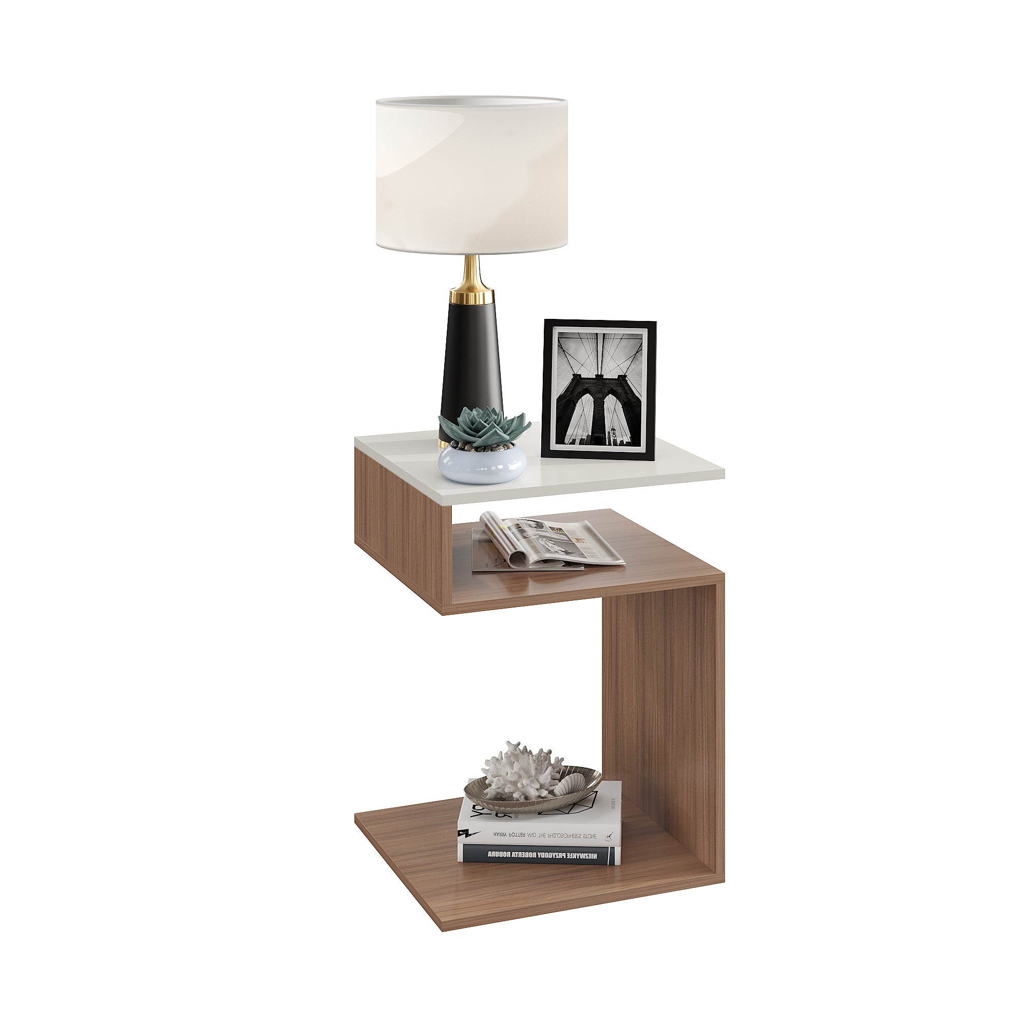 Anwik Bedside Table, End & Sofa Side Small Table, Stool, Chest of Drawers for Living Room