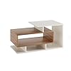 Fabelio Modern Coffee Table with Storage, Centre Table, Teapoy for Living Room