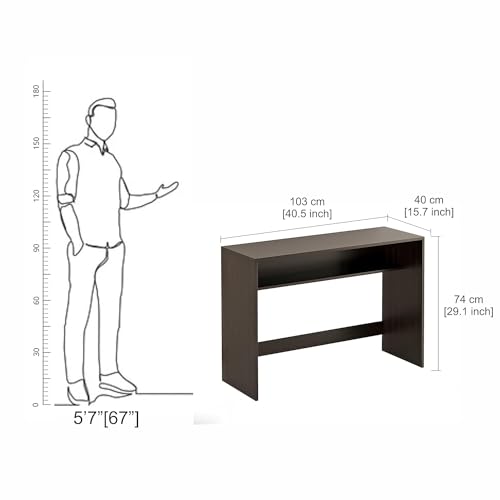 Witely Study Table, Computer Desk, WFH Office Table with Storage (103 x 40 cm)