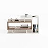 Fabelio Modern Coffee Table with Storage, Centre Table, Teapoy for Living Room