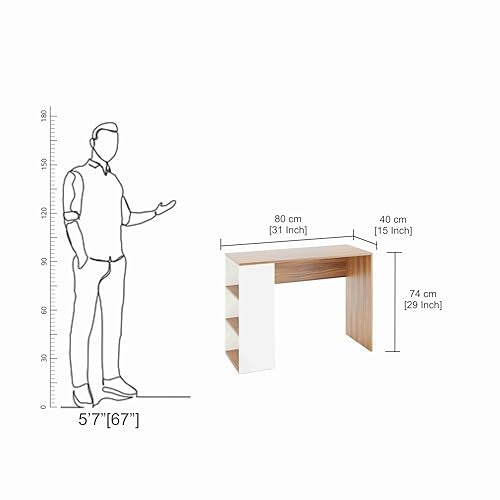 Lexus Study Table, Computer Desk, WFH Office Table with Storage (80 x 40 cm)