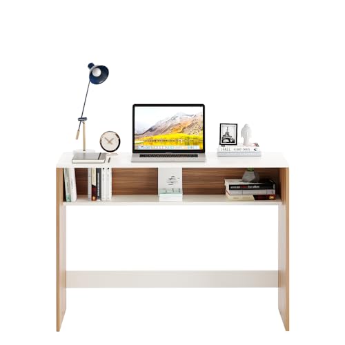 Witely Study Table, Computer Desk, WFH Office Table with Storage (80 x 40 cm)