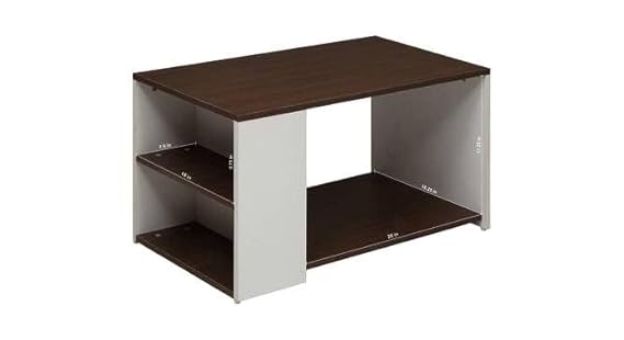 Estella Modern Coffee Table with Storage, Centre Table, Teapoy for Living Room