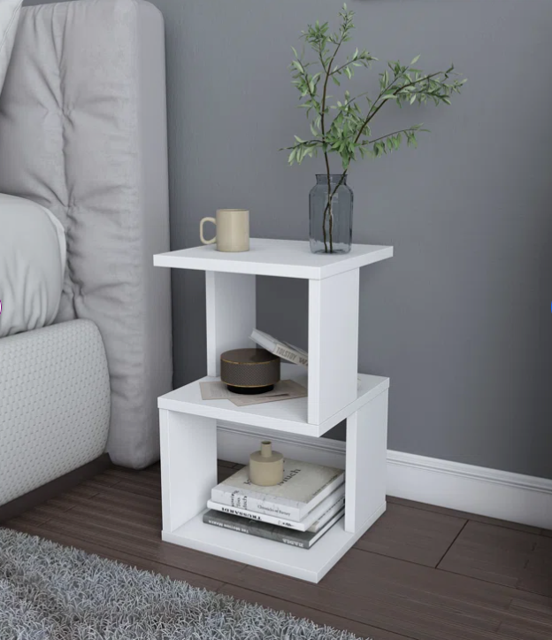 Allesia Bedside Table, End & Sofa Side Small Table, Stool, Chest of Drawers for Living Room