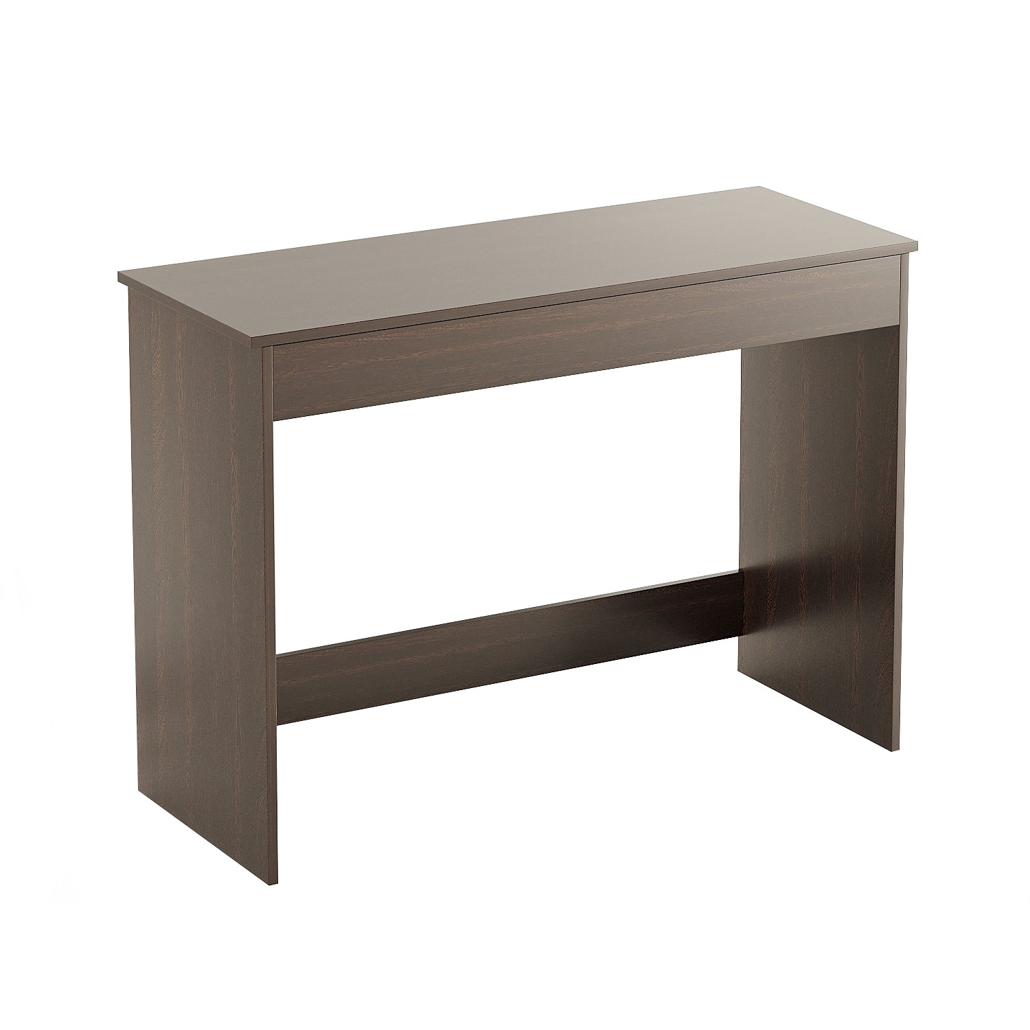 Engineered Wood Study Table, Workstation, Computer, Laptop, WFH Office Desk, Gaming Table with Storage 103 x 40cm (Wenge)