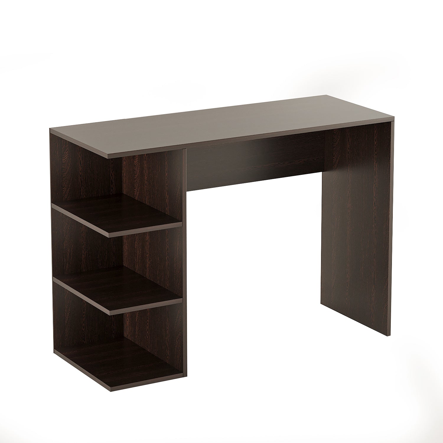 Qualish Study Table, Computer Desk, WFH Office Table with Storage (103 x 40 cm)