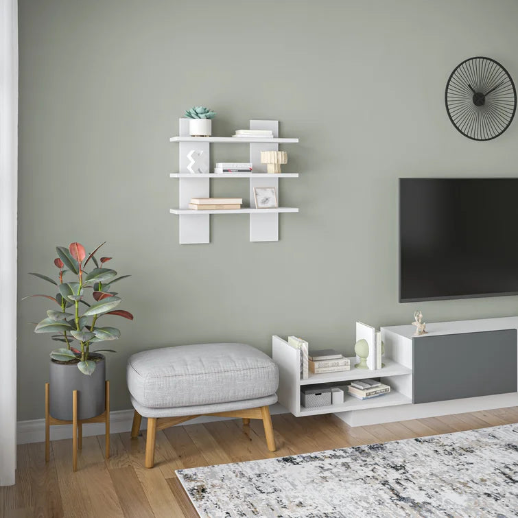 Lorena Multipurpose Wall Shelf Display Rack