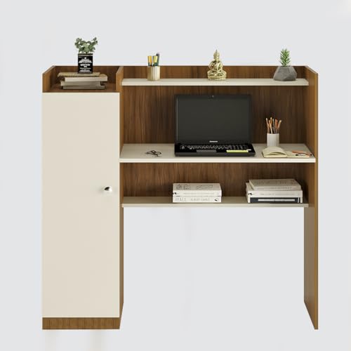 Florian Study Table, Computer Desk, WFH Office Table with Storage