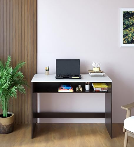 Witely Study Table, Computer Desk, WFH Office Table with Storage (103 x 40 cm)