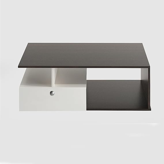 Livik Modern Coffee Table with Storage, Centre Table, Teapoy for Living Room