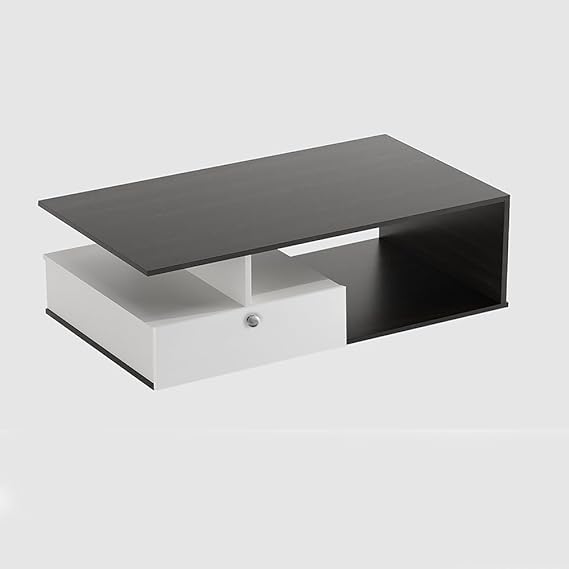 Livik Modern Coffee Table with Storage, Centre Table, Teapoy for Living Room