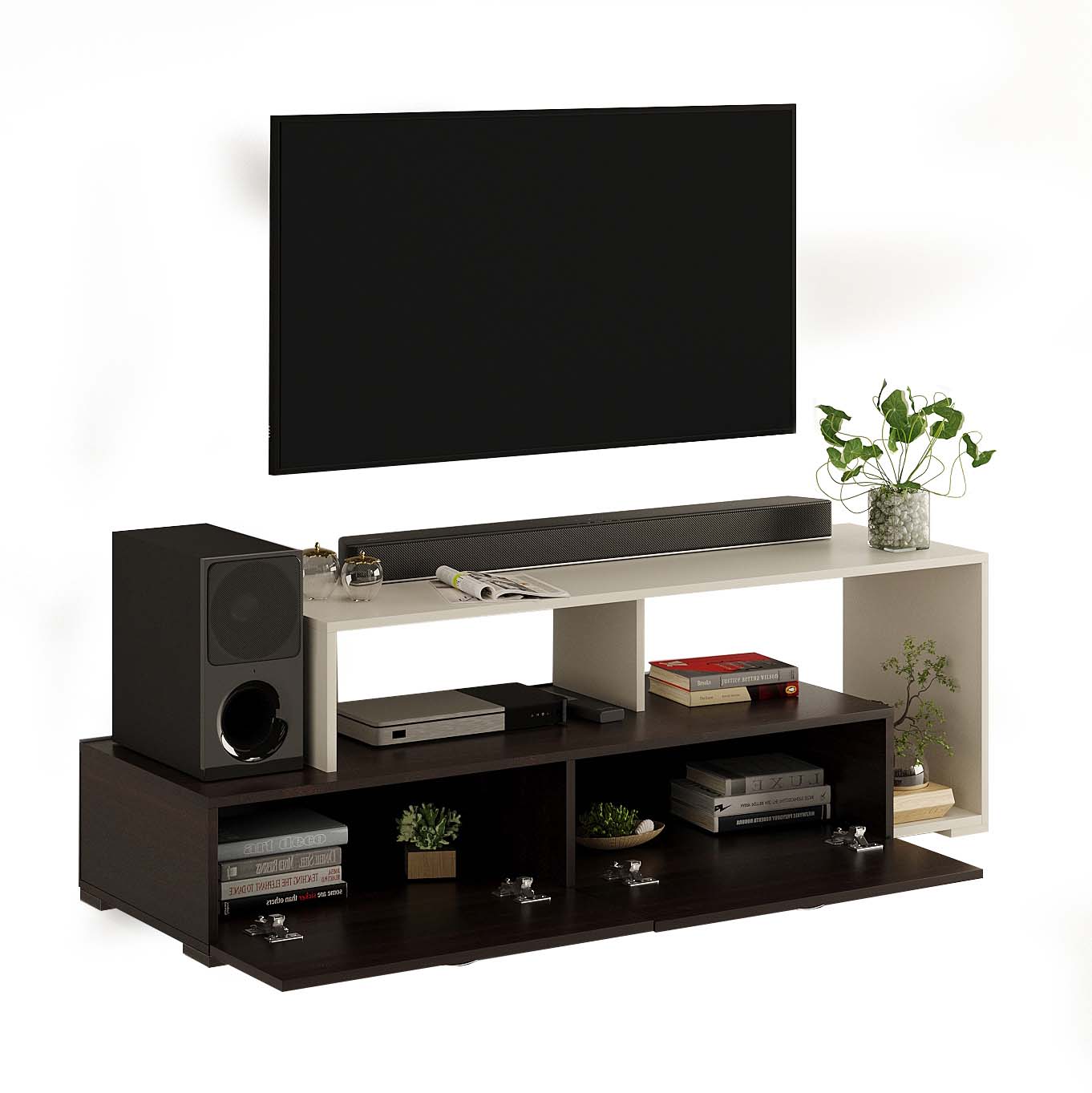 Dexon Tv Entertainment Unit, Cabinet, Showcase, Stand For 55 Inch TV