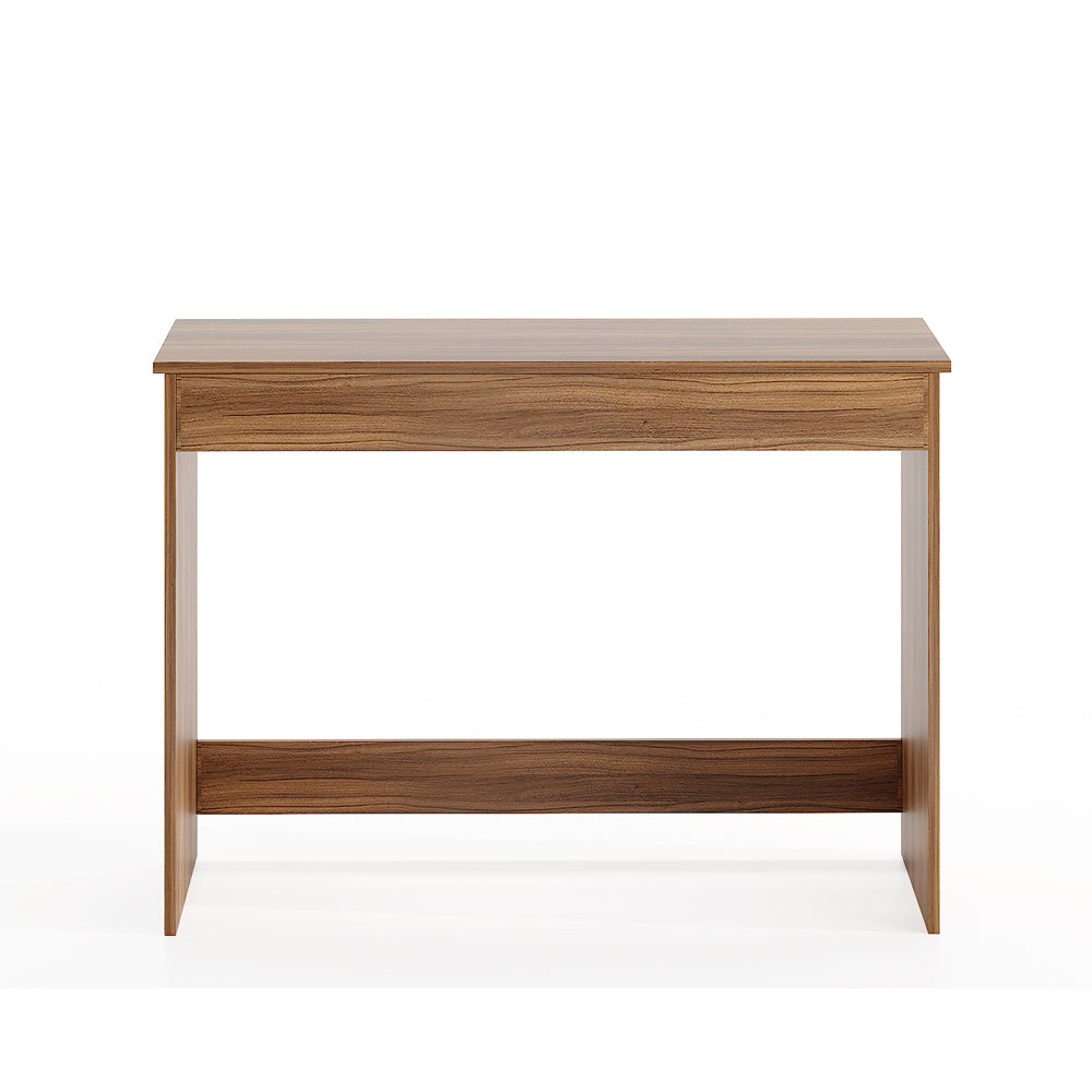 Boris Engineered Wood Study Table, Workstation, Computer, Laptop, WFH Office Desk, Gaming Table with Storage 103 x 40cm (Exotic Teak)