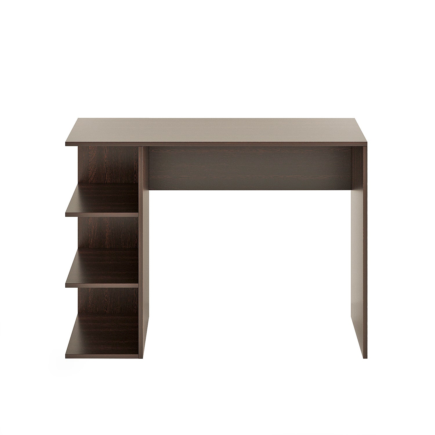 Qualish Study Table, Computer Desk, WFH Office Table with Storage (103 x 40 cm)