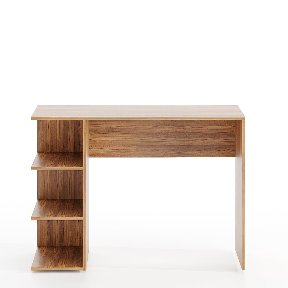 Qualish Study Table, Computer Desk, WFH Office Table with Storage (103 x 40 cm)