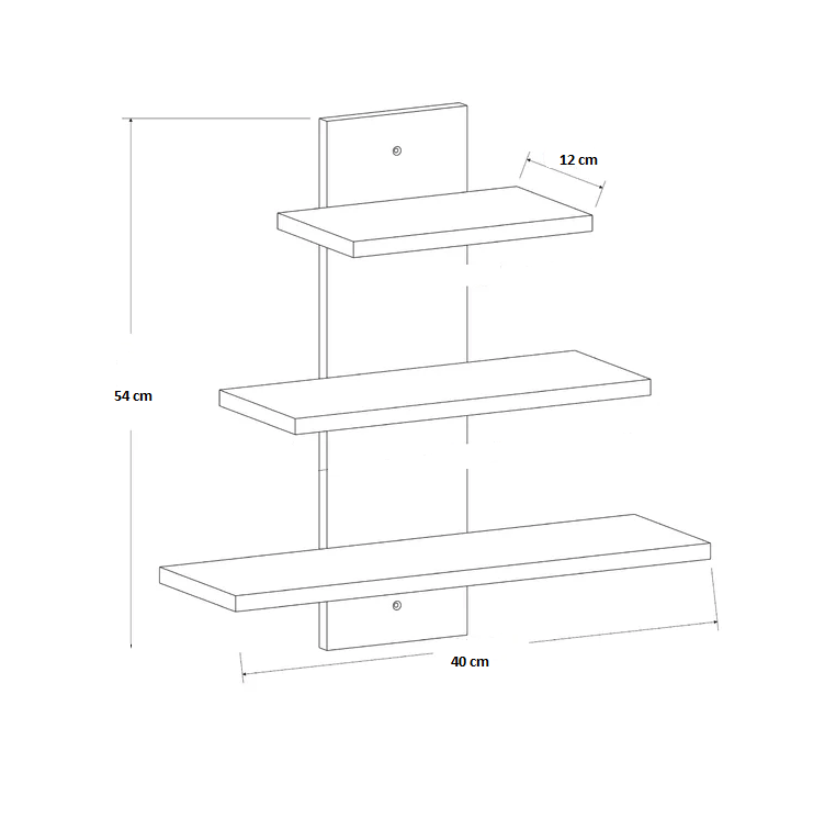 Pettler Multipurpose Wall Shelf Display Rack