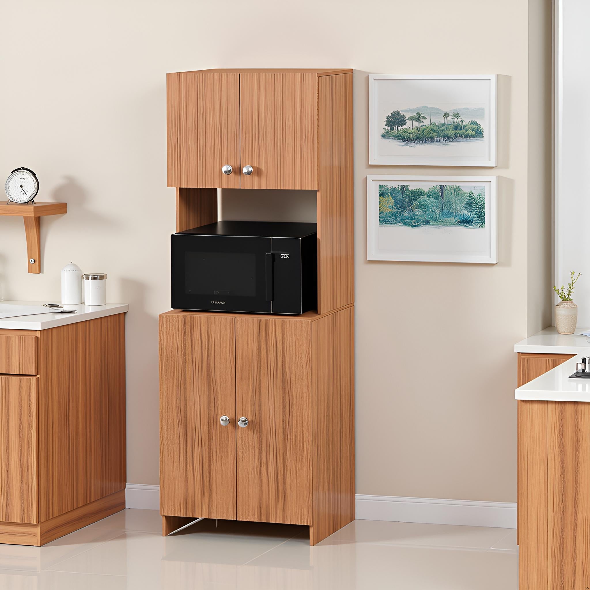 Compact Space Saving Unit for Kitchen & Dining ( Exotic teak)