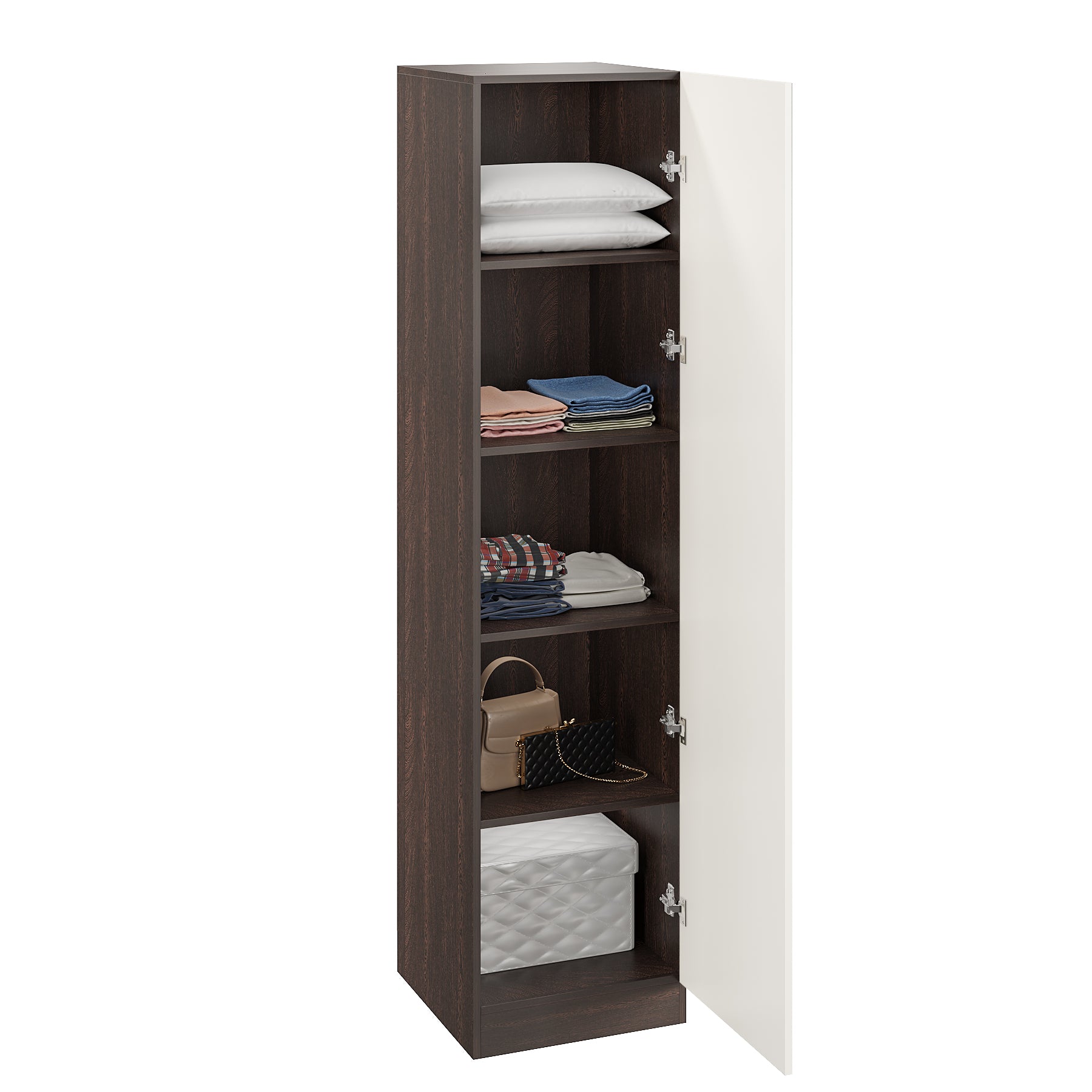 Fanciable Wardrobe Almirah with Door for Clothes, Cabinet Closet Organizer, Cupboard for Bedroom Living Room