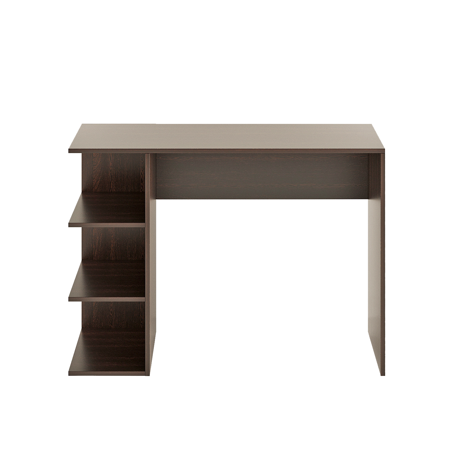 Qualish Study Table, Computer Desk, WFH Office Table with Storage (103 x 40 cm)