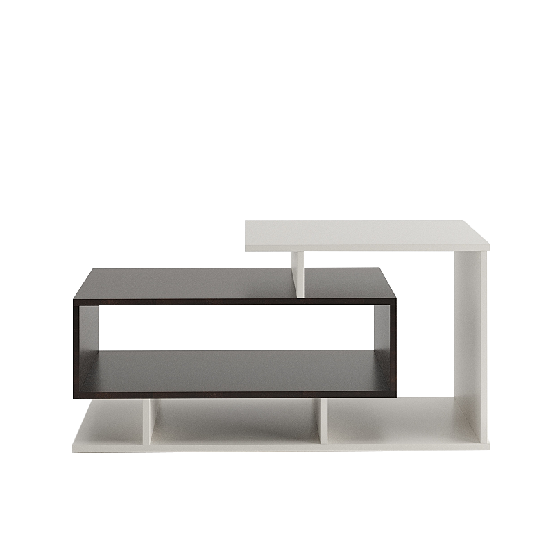 Fabelio Modern Coffee Table with Storage, Centre Table, Teapoy for Living Room