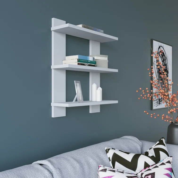 Lorena Multipurpose Wall Shelf Display Rack