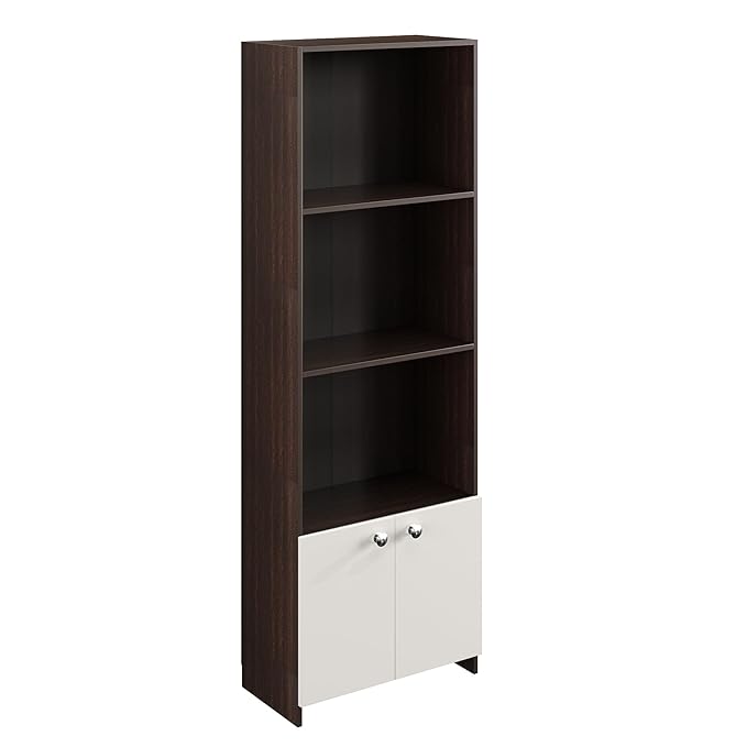 Engineered Wood, 180 x 60 x 30 cm, Wenge & White Finish