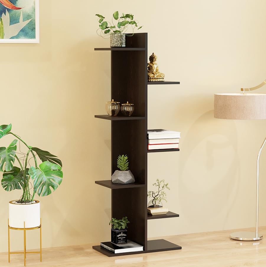 Engineered Wood Storage Shelf for Living Room, Bedroom & Office – (140 x 40 x 23 cm) (Wenge)