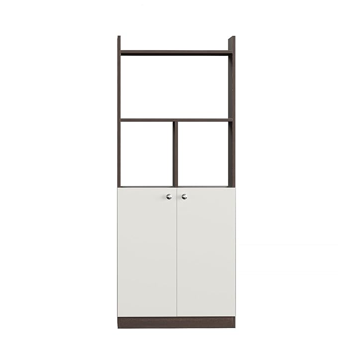 Engineered Wood, 141 x 57 x 32 cm – Exotic Teak & White Finish