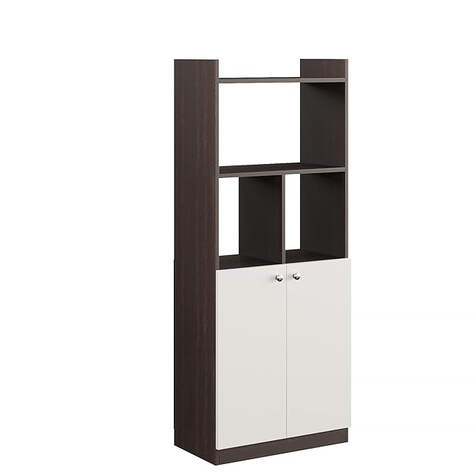 Engineered Wood, 141 x 57 x 32 cm – Wenge & White Finish