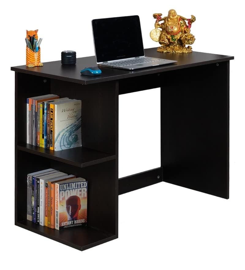 Brenson Engineered Wood Study Table, Workstation, Computer, Laptop, WFH Office Desk, Gaming Table with Storage 104 x 42cm (Wenge)