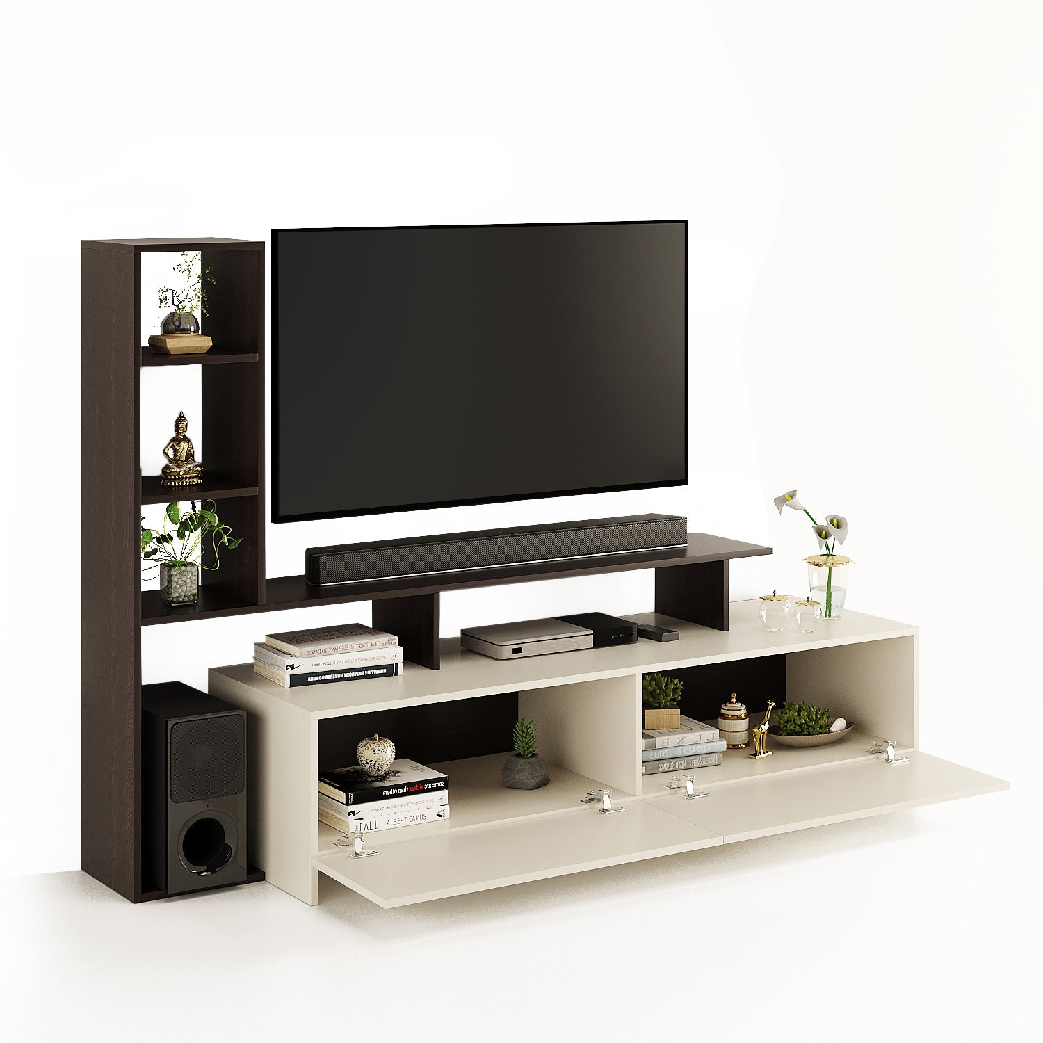 Ameya Tv Entertainment Unit, Cabinet, Showcase, Stand For 55 Inch TV