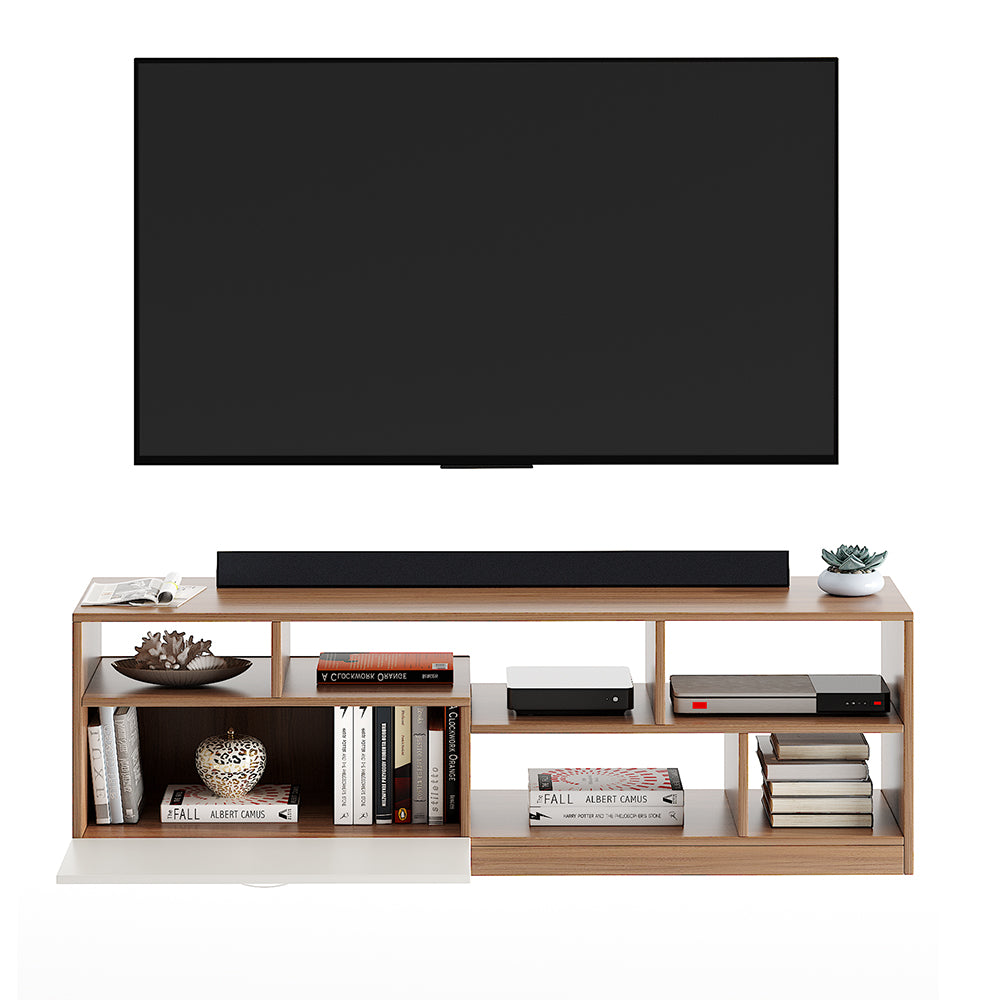 Dubbliss Tv Entertainment Unit, Cabinet, Showcase, Stand For 55 Inch TV