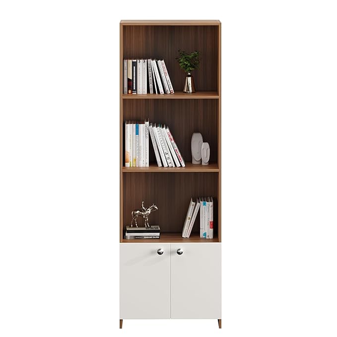 180 x 60 x 30 cm, Exotic Teak & White Finish