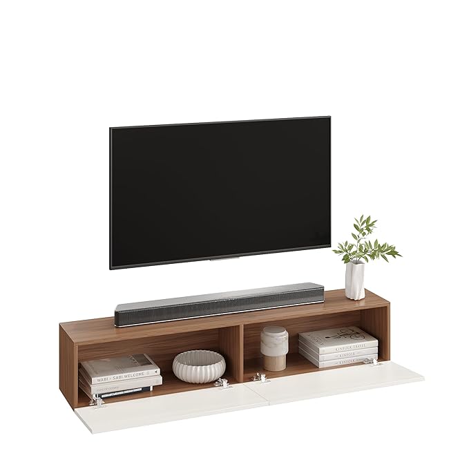 Exotic Teak & White Finish