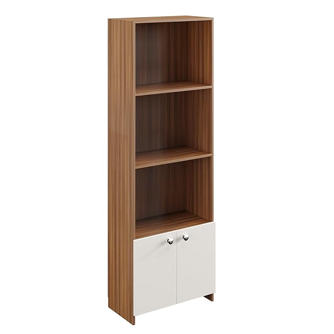 180 x 60 x 30 cm, Exotic Teak & White Finish
