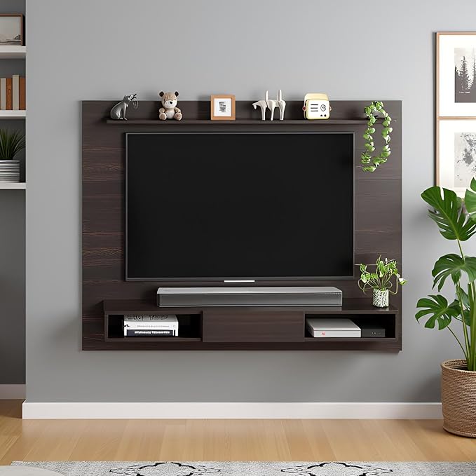 Fits up to 50 in TVs (Exotic Teak & White 50")