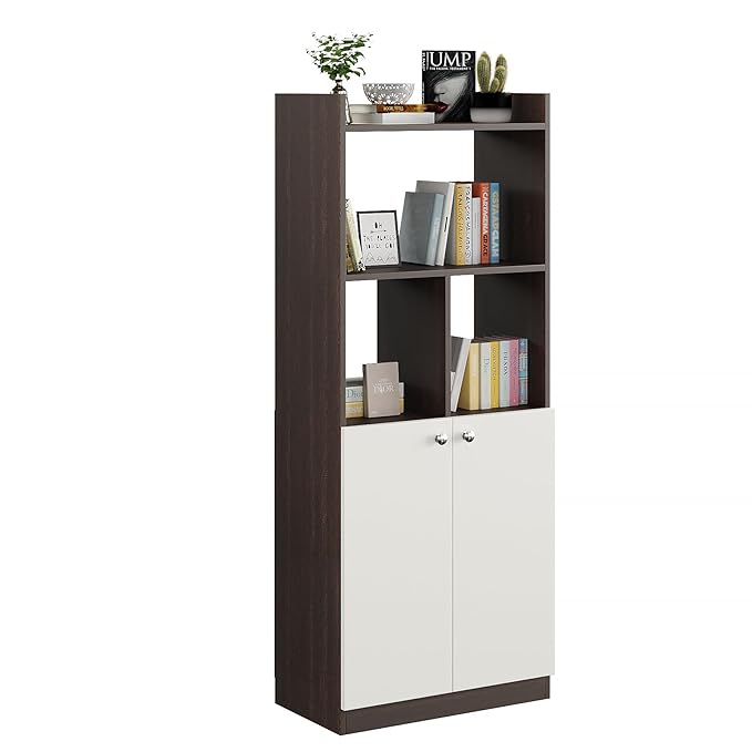 Engineered Wood, 141 x 57 x 32 cm – Wenge & White Finish