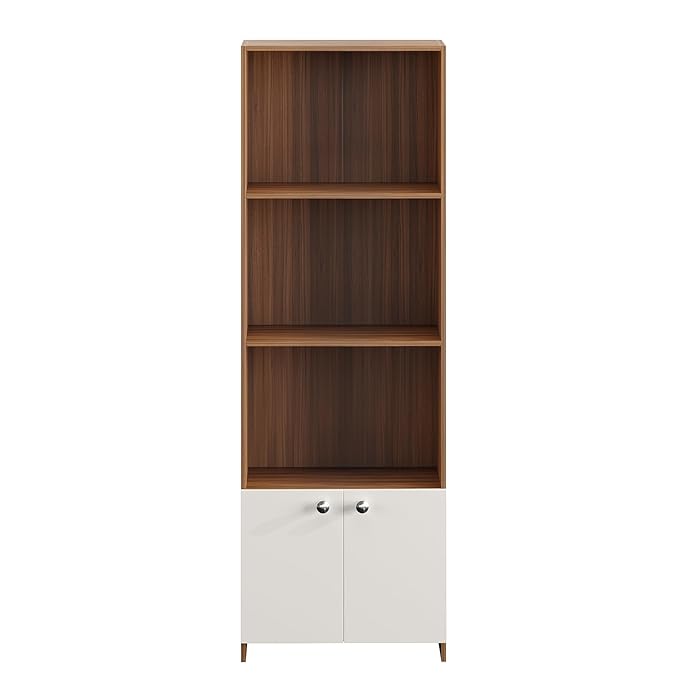 180 x 60 x 30 cm, Exotic Teak & White Finish