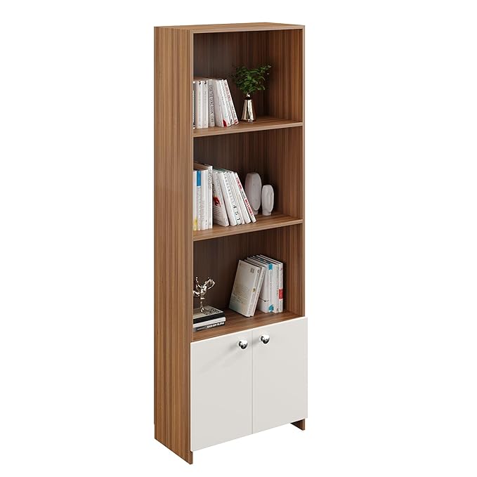 180 x 60 x 30 cm, Exotic Teak & White Finish